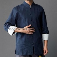 Linen Chinese style men's shirt