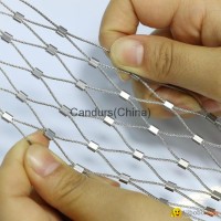 3 mm 180 mm x 312 mm Stainless Steel Wire Rope Web Net