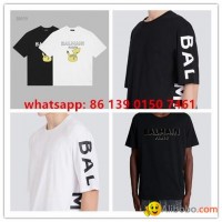 BALMAIN Short T-shirt tees sports t shirt BALMAIN men t shirt