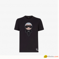 Black jersey T-shirt with crystals       tshirt       short sleeve tshirt