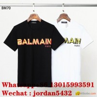 top quality Balmain t shirt classical man fashion short sleeve balmain clothes