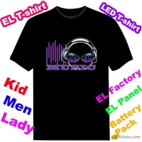 Lighting T-shirt EL T-shirt