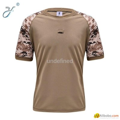Customized Fly Dry Military Outdoor Hunting Camouflage T Shirtspicture1