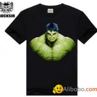european big size the hulk 3d printing stereoscopic t-shirt originality tee shir