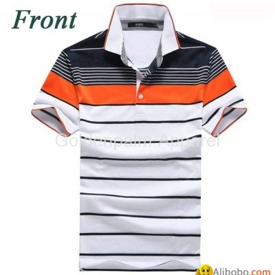 2015 custom striped button polo shirt for menpicture1