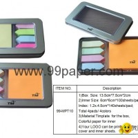 sticky note with timplate box