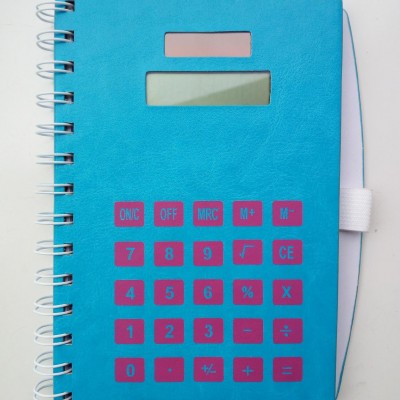 70 pages of notebook with calculator and penpicture1