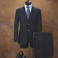 High Quality Customizable Modern Suit Blazer for Men Business Suit Men Notched