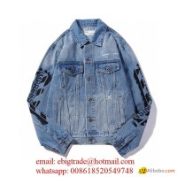 Wholeasle Off-White Denim Jacket men Off-White hoodies Off-White Sweatshirts