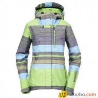Colored Stripes multifuncional Ski Jacket