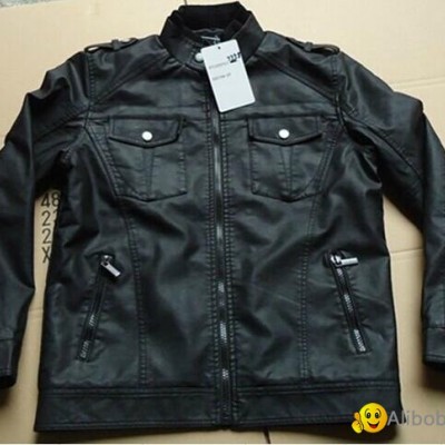 Fashionable Men's Pu leather Jacketpicture1