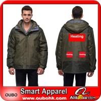 Winter jacket with battery system electric heating clothing warm OUBOHK