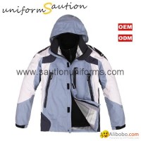 Custom 2 in one waterproof breathable windbreaker jacket