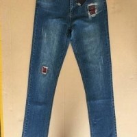 Lady jeans women denim pants trousers