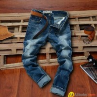 100% Cutton  Handsomely Blue High quality  Jeans pants