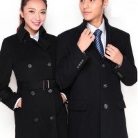 New fashion single-breasted business mens or womens wool cashmere overcoat