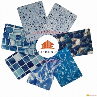 Popular Various Mosaic color PVC swimming pool linerpicture1
