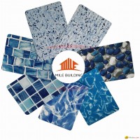 Popular Various Mosaic color PVC swimming pool liner
