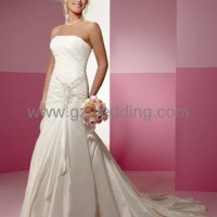quality satin bridal/wedding dress/evening dress/cocktail /bridesmaids dress