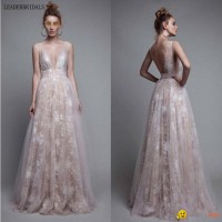 Sleeveless Lace Prom Dress Custom A-line Party Evening Dresses C160