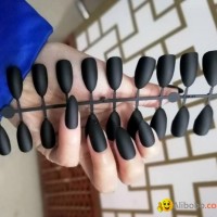 24pcs/set full cover Matte False Nail tips Nail Art Manicure Matte Tips