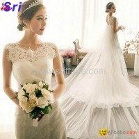 The Bride Wedding Dress Formal Dresses Spring Fish Tail Wedding Dress Lace Beach