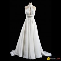 A-line Beach Wedding Dress