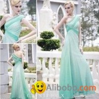sell simple green one shoulder fantastic ceremonial dresses 80889