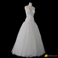 Halter Ball Gown Wedding Dress