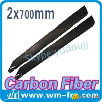 700mm carbon fiber main rotor blades for Align rc helicopter