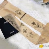 Vetements Women's Natural Beige Wolford Edition Tattoo Tights