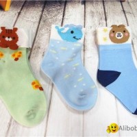 cartoon baby cotton socks
