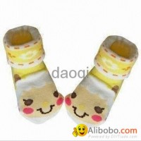Baby Computerized Socks, Soft Hand Feel, Customized Colors are Accepted
