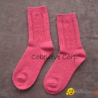 stripe cashmere socks