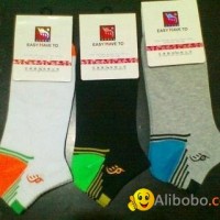 Cotton socks male dashed autumn and winter