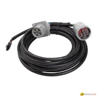 6PIN GRAY MALE TO 6P FEMALE GRAY WITH MOLEX 3.0 12PIN j1708 jpod to 6 pin splitt