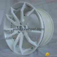 3 piece forged wheels for Mercedes Benz C63 W204 white wheel design for forgiato