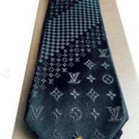 Monogram Mix Jet Black Tie With Box Fashion     ie for shirt