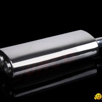 UNIVERSAL STAINLESS MUFFLER EXHAUST DUAL OUTLET
