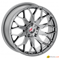 18 inch brushed Silver Matt balck JH-S01 aluminum wheels_ Jihoo Wheels