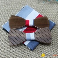 Wood craft wooden bow  ties for men