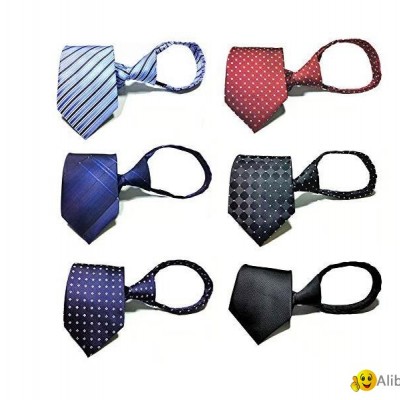 New Design Pre-tied Necktie Zipper Tiespicture1