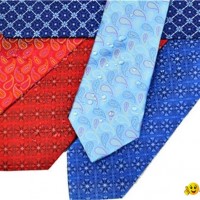 100% silk neckties