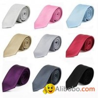 design 100% polyester necktie in solid color