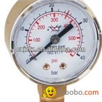 2.0" 50mm Acetylene Pressure Gauge In Snap On Plastic Window