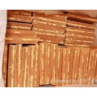 brown candy in piece
