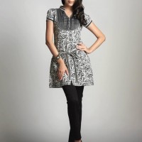 Front Pocket Printed Kurti