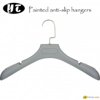 HP-02 rubber coated nonslip plastic men hangers