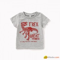Children's cartoon dinosaur T-shirt