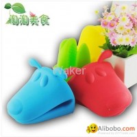 heat resistance silicone oven mitts and pot holders